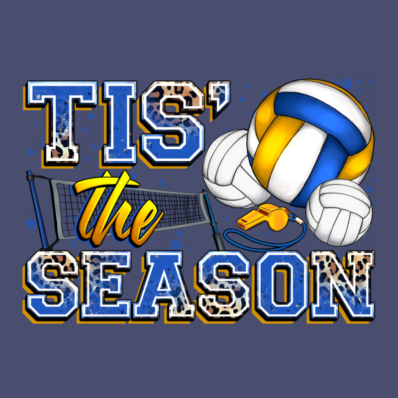 Tis' The Season Volleyball Vintage Tee by Zillion Design Studio | Teevron