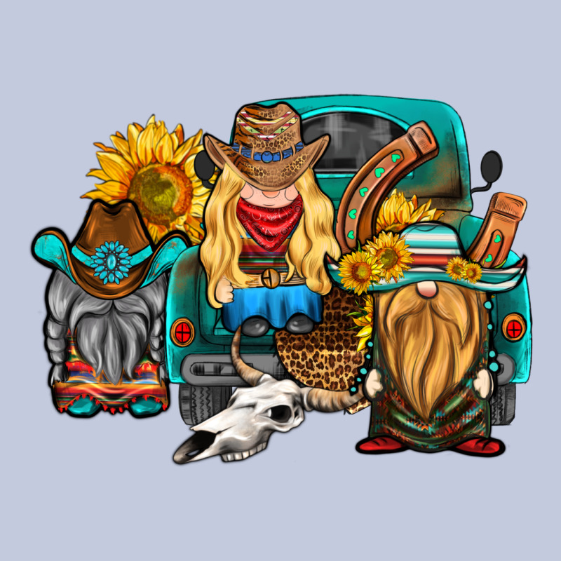 Western Truck With Gnomes Long Sleeve Tee by HRA Design Shop | Teevron