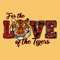 For The Love Of The Tigers Red Vintage Hoodie | Teevron