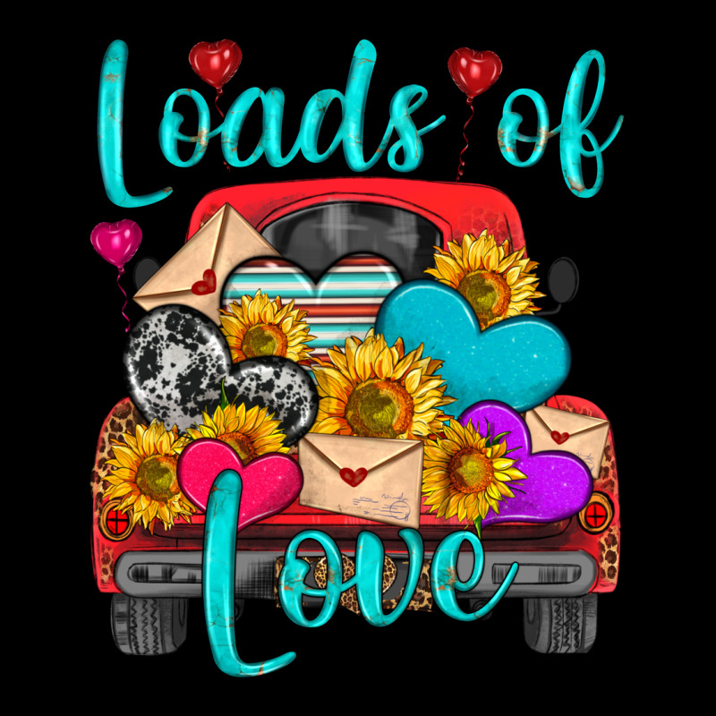 Loads Of Love With Truck Long Sleeve Tee by HRA Design Shop | Teevron