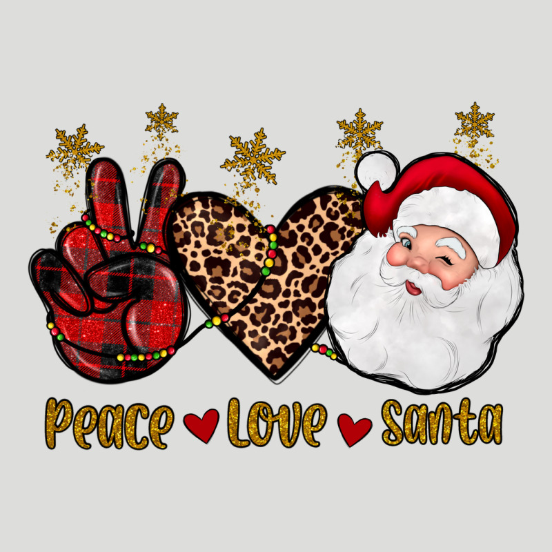 Peace Love Santa Zipper Hoodie by JahusDesignShop | Teevron