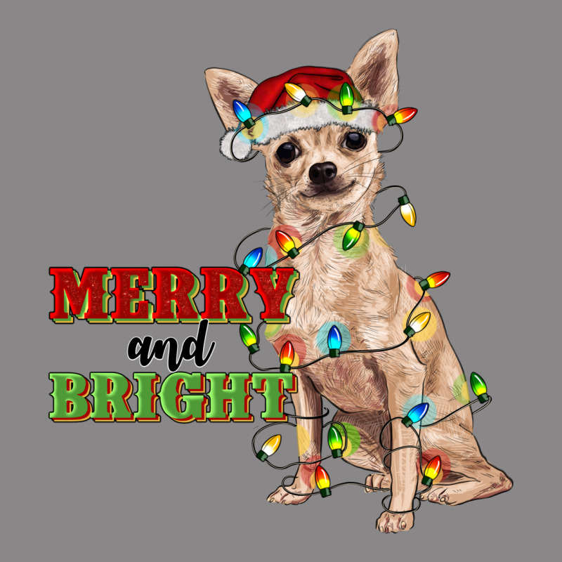 Merry And Bright Chihuahua Vintage Tee by RanaPortraitStore | Teevron