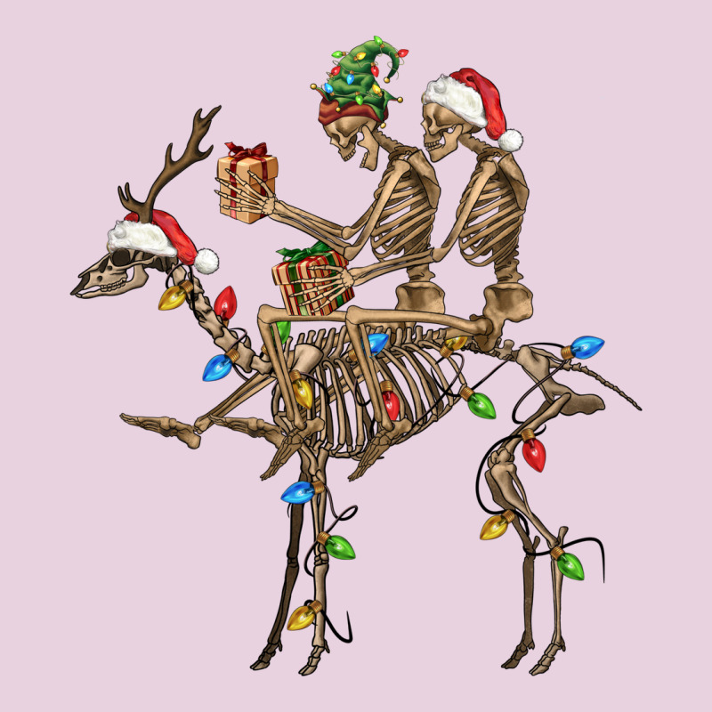 Christmas Deer And Skeletons Classic Tee by FaDigitalArtStudio | Teevron
