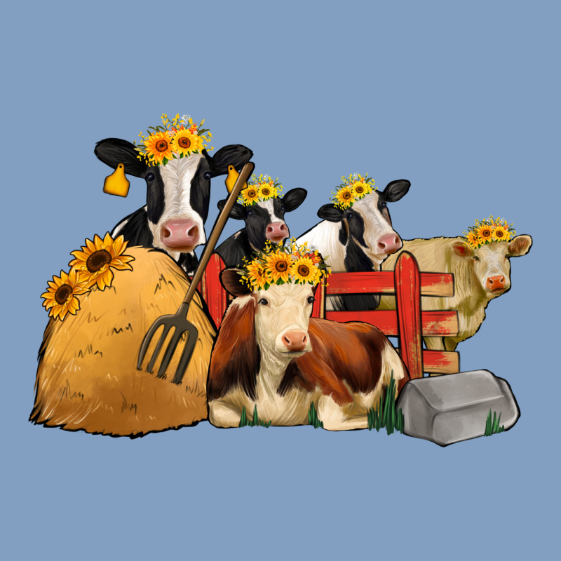 Farm Animals With Sunflower Headbands Urban Hoodie by Jasminsmagicworld | Teevron