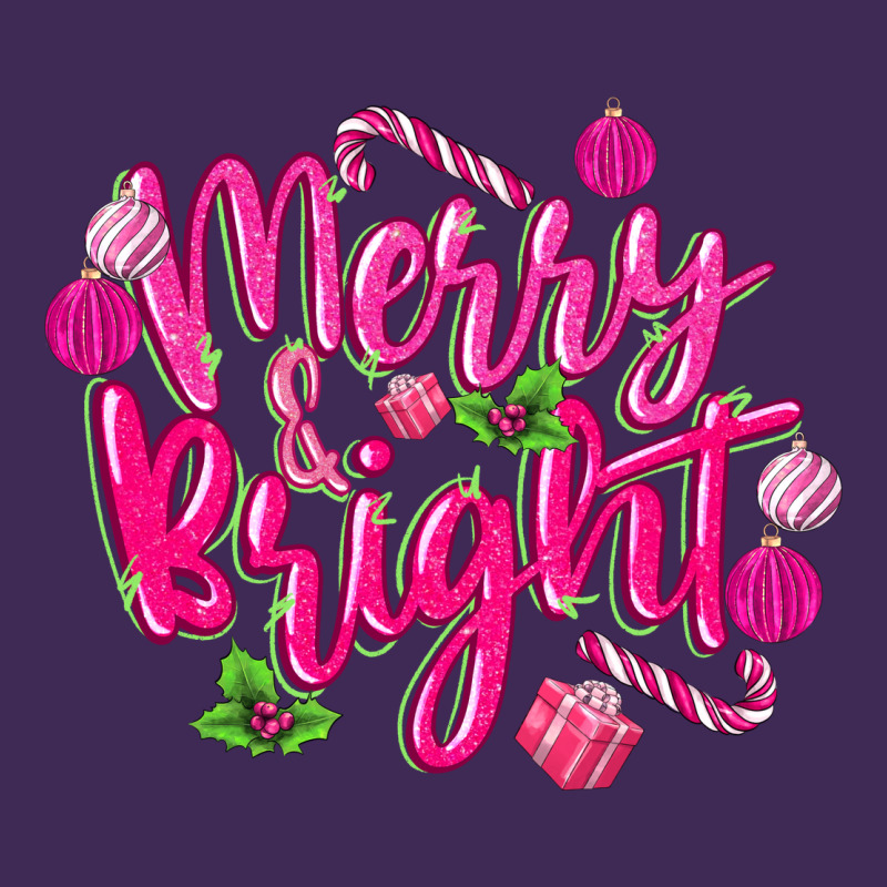 Merry And Bright Premium Hoodie by MaliasSmallBusiness | Teevron