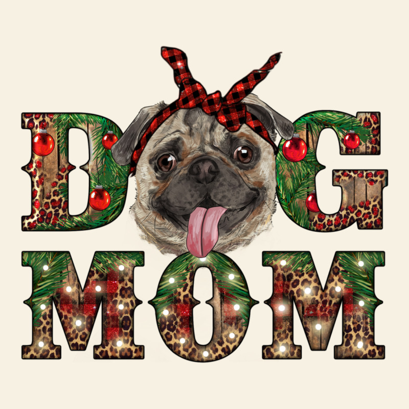 Christmas Pug Mom Vintage Tee by RanaPortraitStore | Teevron