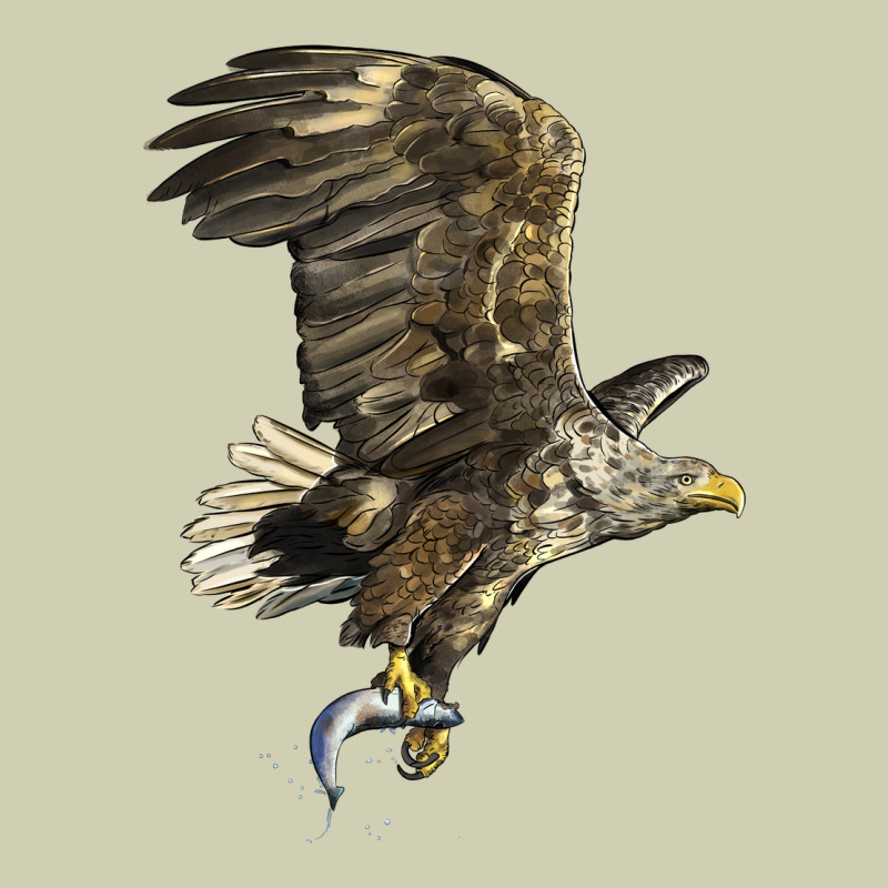 American White Sea Eagle Heavy Core Tee by LillyAllenDesigns | Teevron