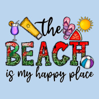 The Beach Is My Happy Place Classic Tee | Teevron