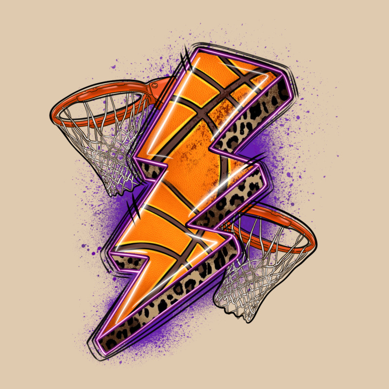Basketball Lightning Bolt Heavyweight Sweatshirt by Zillion Design Studio | Teevron