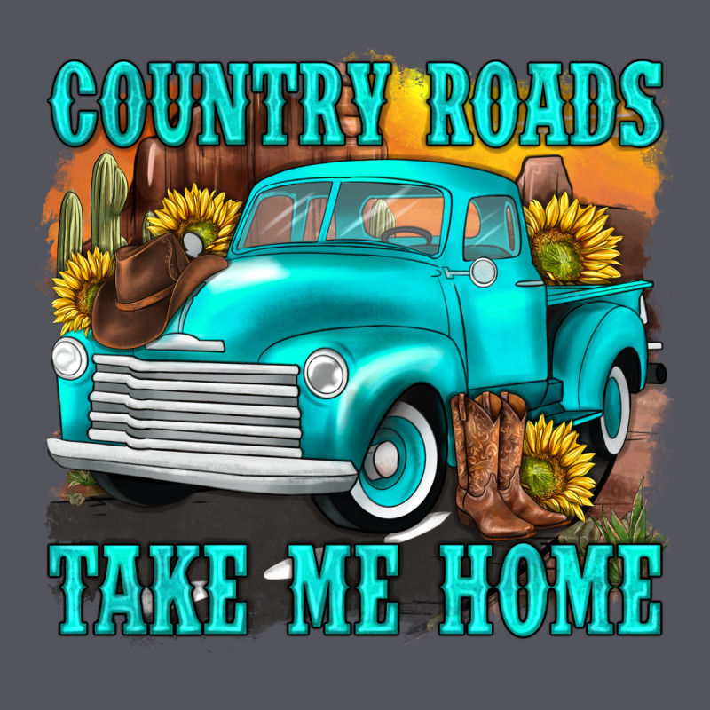 Country Roads Take Me Home Western Vintage Hoodie by texasbilliewilder | Teevron