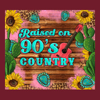 Raised 90's Country Guitar Cactus Sunflower's Zipper Hoodie | Teevron