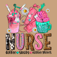 Nurse Coffee Scrubs Rubber Gloves Vintage Tee | Teevron