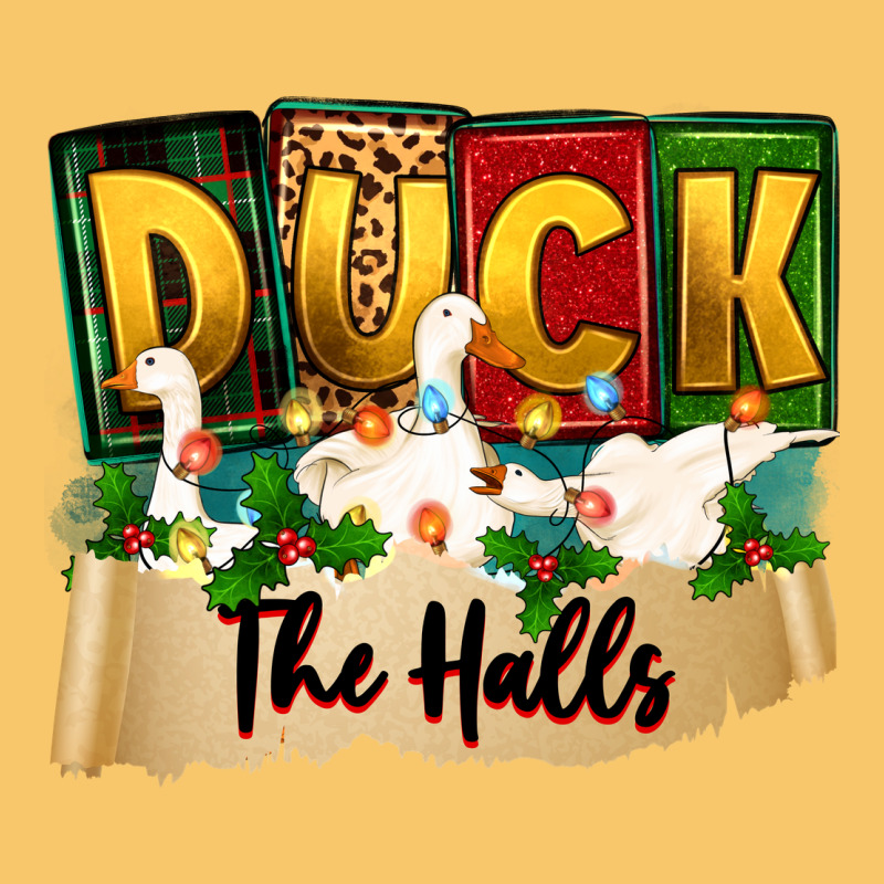 Christmas Duck The Halls Vintage Hoodie by Zillion Design Studio | Teevron