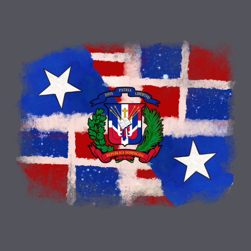 Dominican And Puerto Rico Flag Vintage Hoodie by texasbilliewilder | Teevron