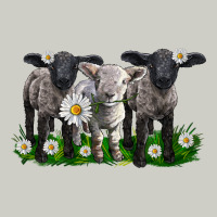 Baby Sheeps With Daisies Heavyweight Hoodie | Teevron