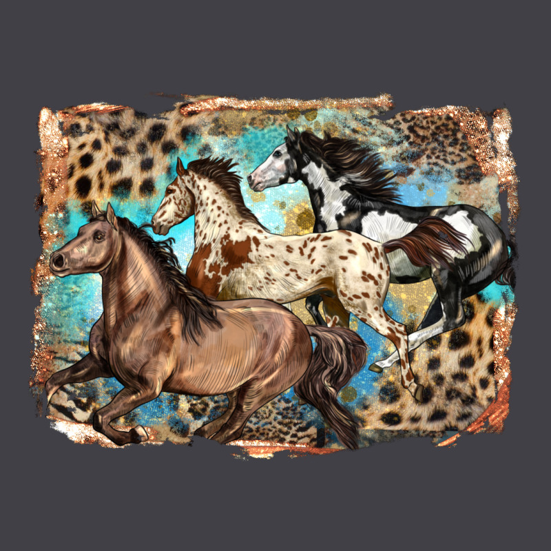 3 Western Horses Running Free Heavyweight Hoodie by LillyAllenDesigns | Teevron