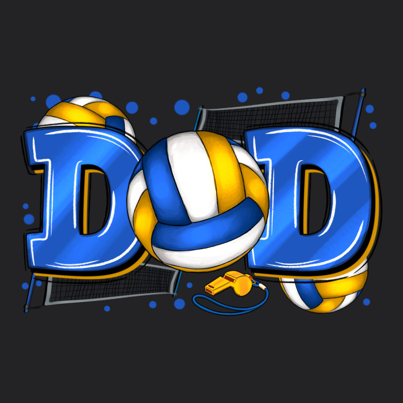Dad Volleyball Vintage Tee by Zillion Design Studio | Teevron