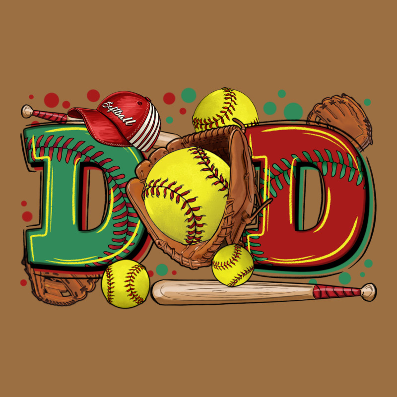 Dad Softball Vintage Tee by Zillion Design Studio | Teevron