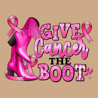 Give Cancer The Boot Vintage Hoodie | Teevron