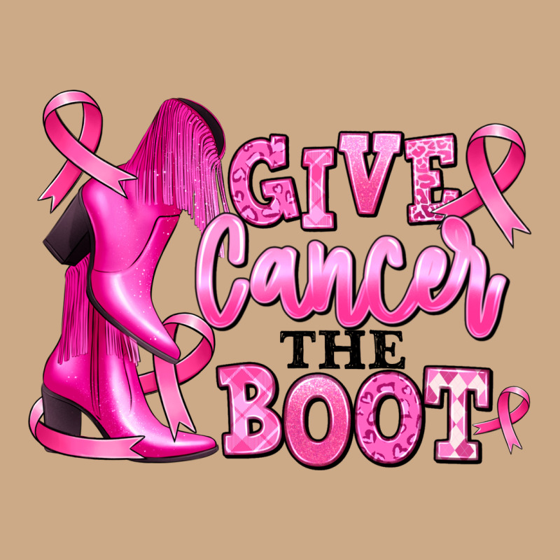 Give Cancer The Boot Vintage Hoodie by RanaPortraitStore | Teevron