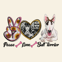 Peace Love Bull Terrier Vintage Tee | Teevron
