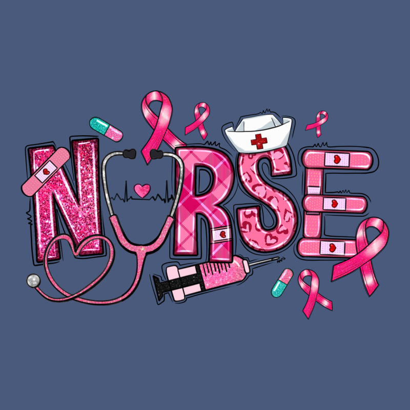 Breast Cancer Nurse Vintage Hoodie by RanaPortraitStore | Teevron