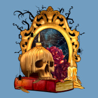 Halloween Skull Candles And Roses Urban Heavy Tee | Teevron