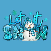 Let It Snow Winter Snowman Premium Hoodie | Teevron