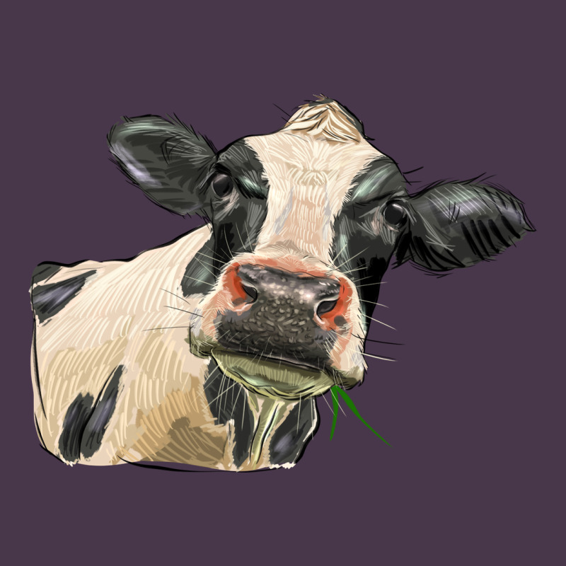 Holstein Heifer Face Heavyweight Hoodie by LillyAllenDesigns | Teevron