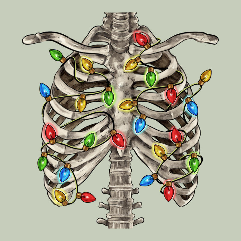 Christmas Rib Cage Classic Tee by FaDigitalArtStudio | Teevron