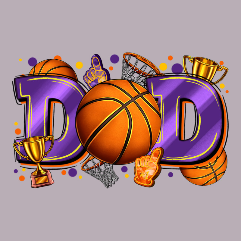 Dad Basketball Vintage Tee by Zillion Design Studio | Teevron