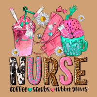 Nurse Coffee Scrubs Rubber Gloves Vintage Tee | Teevron