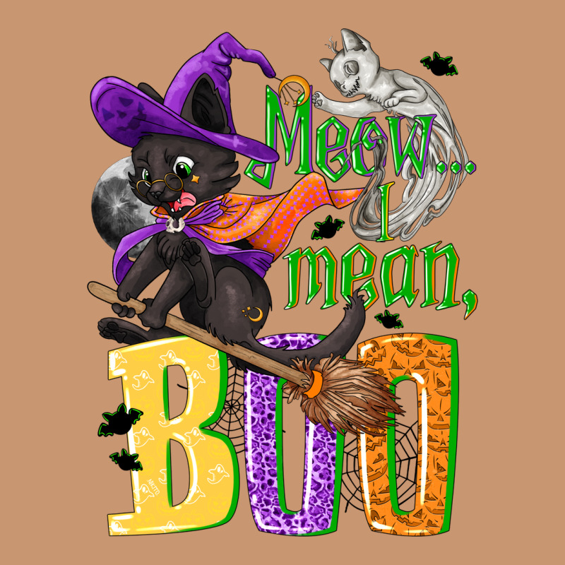 Meow I Mean, Boo Halloween Heavyweight Hoodie by NancyCooperArtShop | Teevron