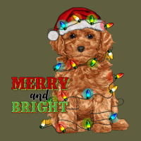 Merry And Bright Toy Poodle Vintage Tee | Teevron