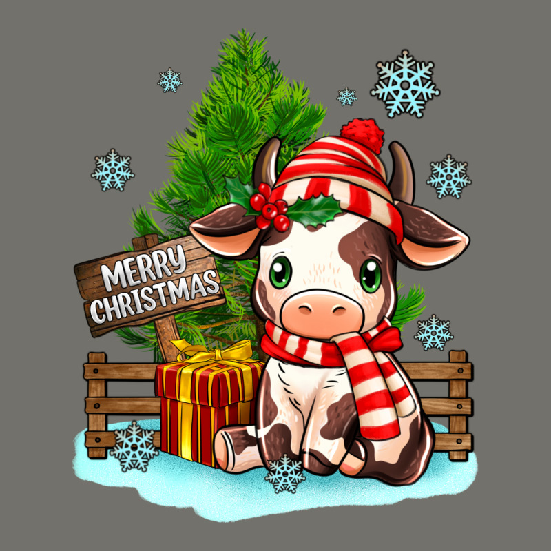 Merry Christmas Cow Premium Hoodie by MaliasSmallBusiness | Teevron