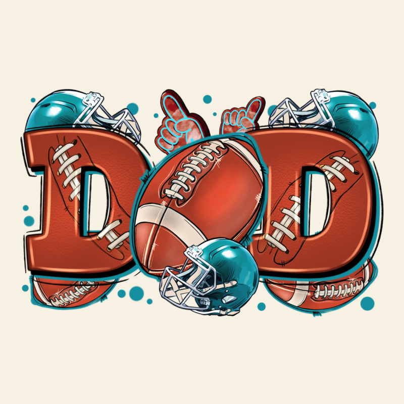 Dad American Football Vintage Tee by Zillion Design Studio | Teevron