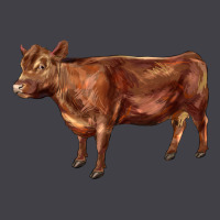 Red Angus Cow Heavyweight Hoodie | Teevron