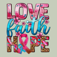 Love Faith Hope With Cancer Ribbon  Ado Classic Tee | Teevron