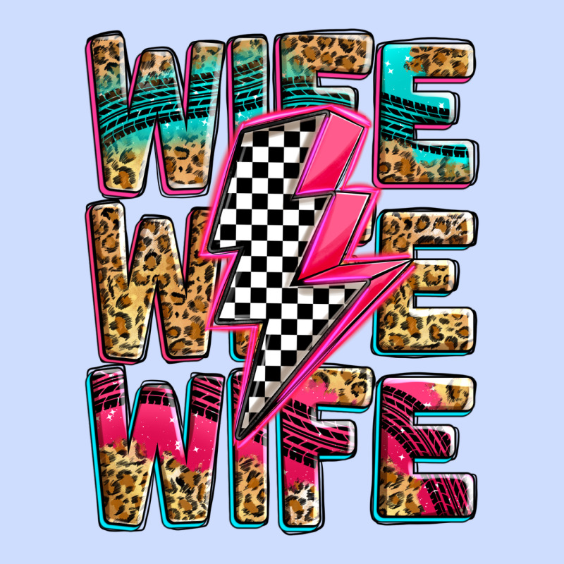 Race Wife Wife Wife Lightningbolt Urban Heavy Tee by Zillion Design Studio | Teevron