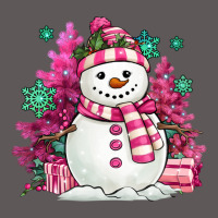 Pink Christmas Snowman Premium Hoodie | Teevron