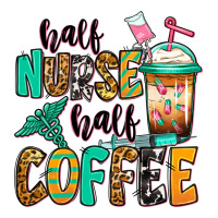 Half Nurse Half Coffee Zipper Hoodie | Teevron