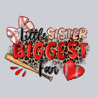 Little Sister Biggest Fan Baseball Heavyweight Sweatshirt | Teevron