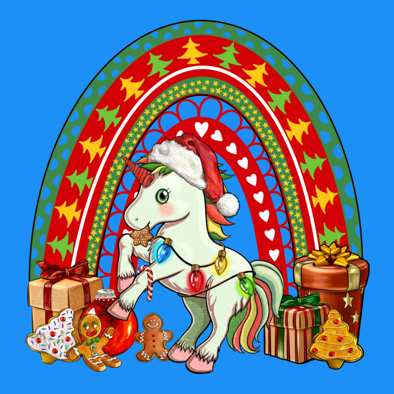 Christmas Unicorn Rainbow Classic Tee by FaDigitalArtStudio | Teevron