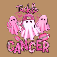 Tackle Cancer Halloween Ghosts American Football Vintage Hoodie | Teevron