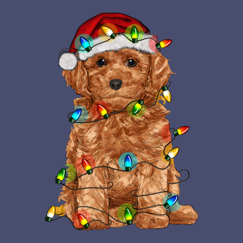 Toy Poodle With Christmas Lights Vintage Tee by RanaPortraitStore | Teevron