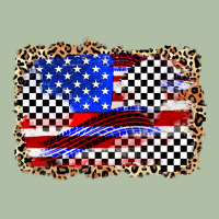 Race American Flag Urban Heavy Tee | Teevron