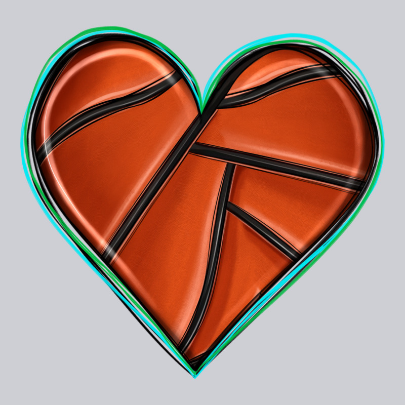 Basketball Heart Heavyweight Sweatshirt by texasbilliewilder | Teevron