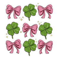 coquette bow clover st. patrick's day | Teevron