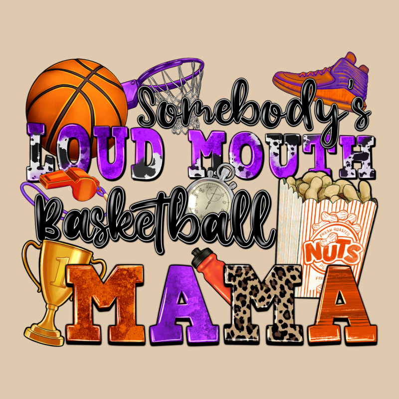 Somebody's Loud Mouth Basketball Mama Heavyweight Sweatshirt by Zillion Design Studio | Teevron
