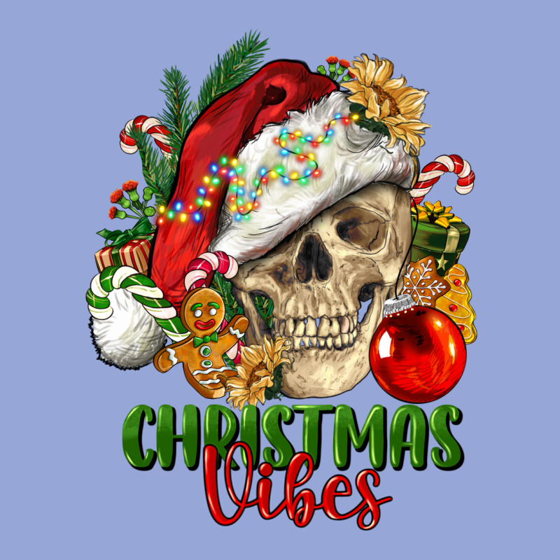 Christmas Vibes Human Skull Classic Tee by FaDigitalArtStudio | Teevron